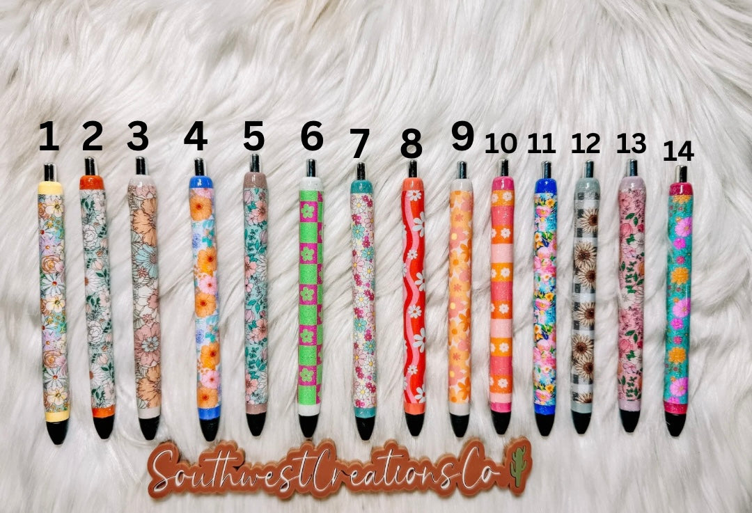 Floral Pens