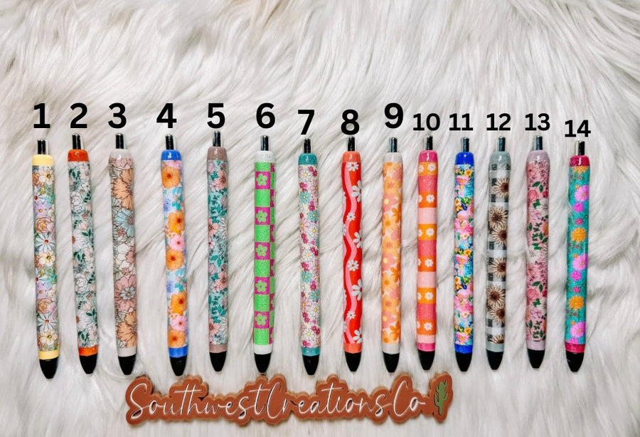 Floral Pens