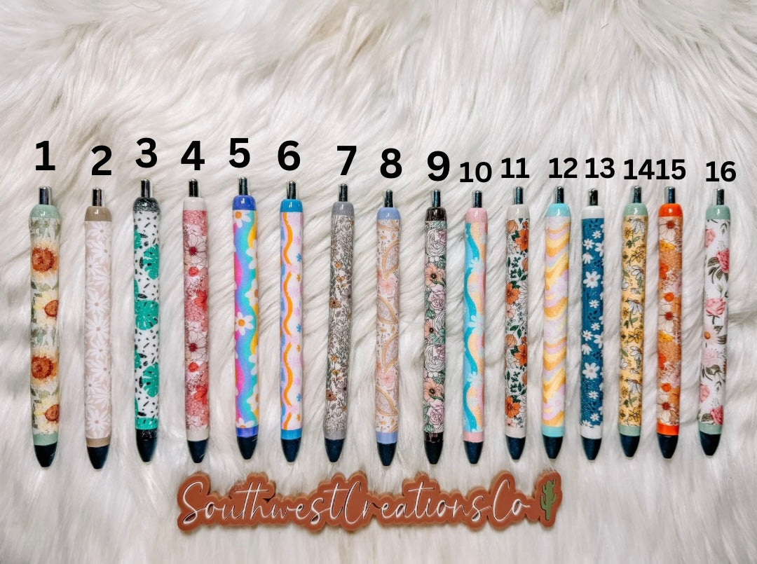 Floral Pens