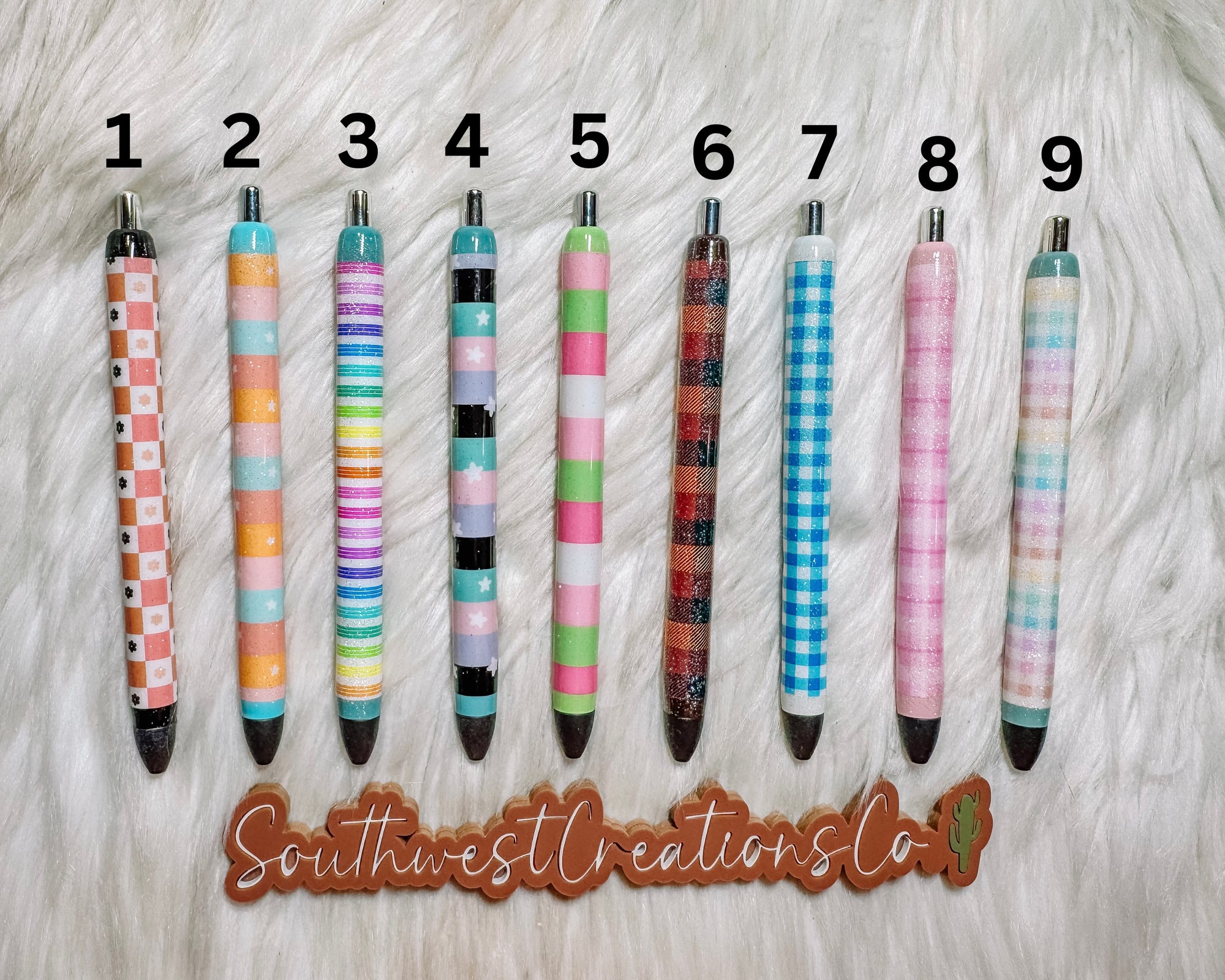 Checks & Stripes Pens