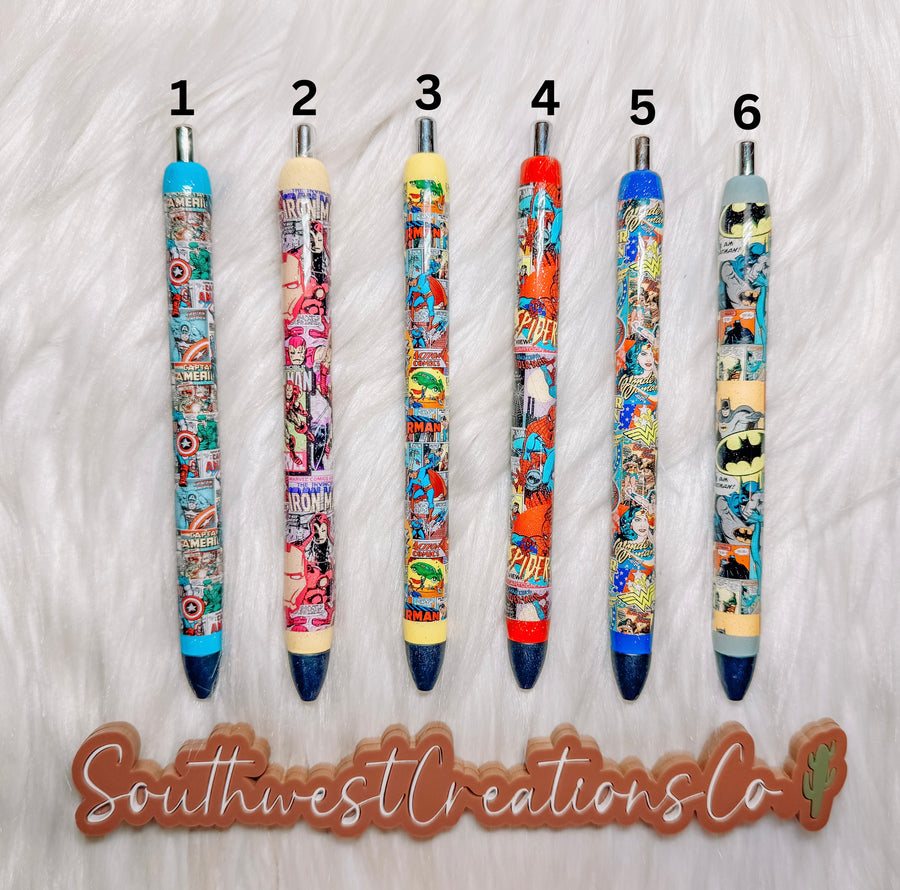 Superhero Pens