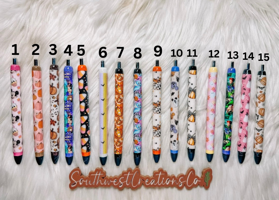 Fall/Halloween Pens