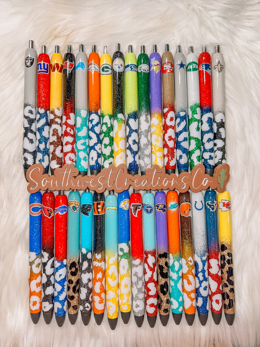 Game Day Leopard Pens